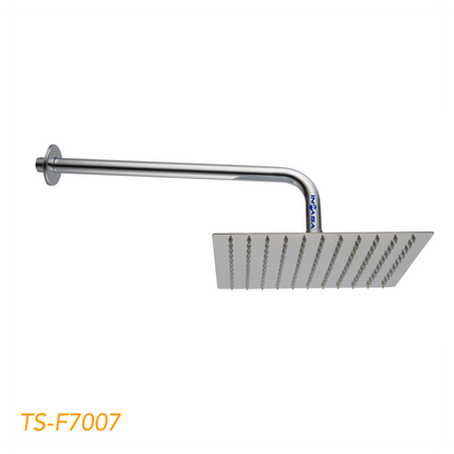 REGADERA CUADRADA TIPO LLUVIA 10"