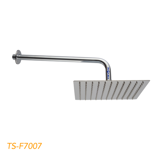 REGADERA CUADRADA TIPO LLUVIA 10"