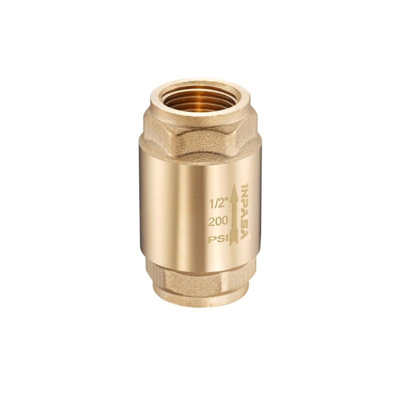 CHECK VALVE CON RESORTE VERTICAL 1/2" INPASA