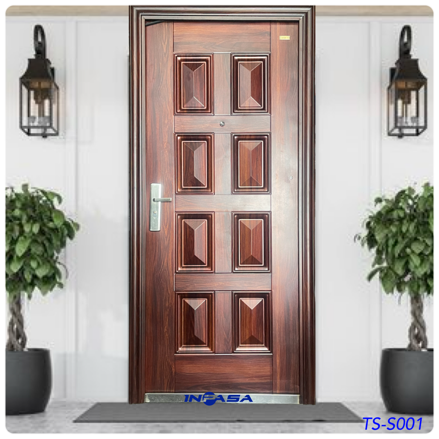 PUERTAS DE SEGURIDAD MULTIPUNTO WENGUE IZQ.