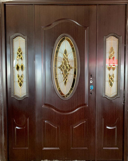 PUERTAS DE SEGURIDAD MULTIPUNTO  1 PAÑO Y 2 MEDIO PAÑO CON VIDRIO
