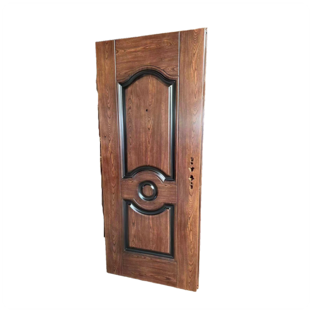 Puerta de Seguridad Multipuntos Caoba Deracha