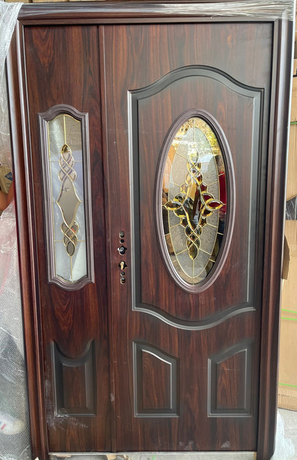 PUERTAS DE SEGURIDAD MULTIPUNTO CON VITRAL PAÑO Y MEDIO IZQ.