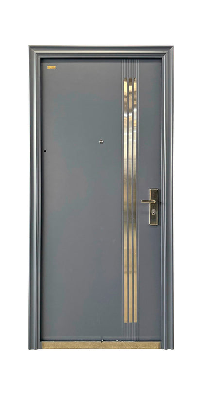 Puerta de Seguridad Multipuntos Gold Grey TS-S904R Derecha