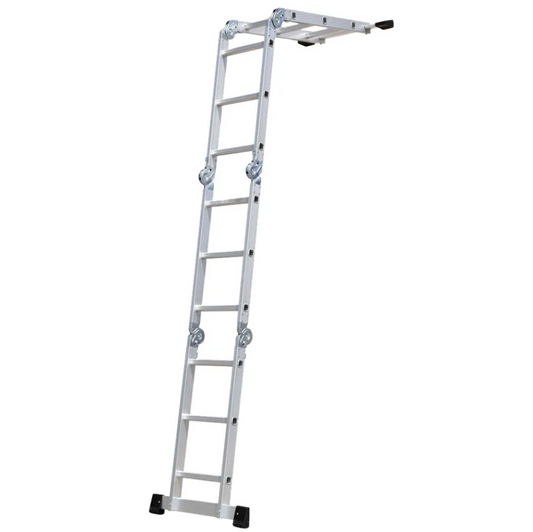 ESCALERA MULTIPOSICION DE ALUMINIO 12'