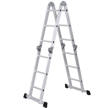 ESCALERA MULTIPOSICION DE ALUMINIO 12'