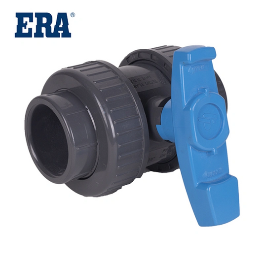 LLAVE DE PASO PVC CON UNION DOBLE 1-1/4" (C38)