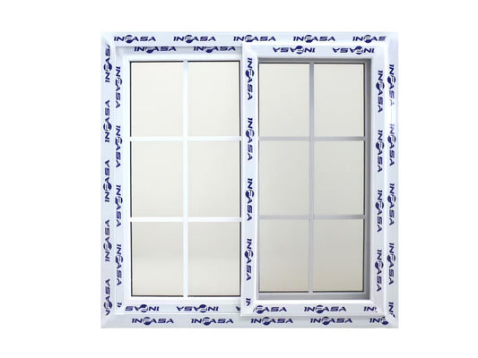 Ventana Francesa PVC 120cm x 100cm INPASA Tolsen