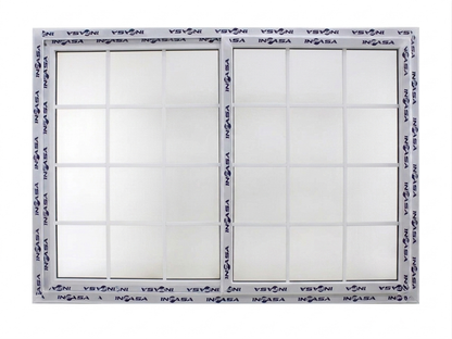 Ventana Francesa PVC 120cm x 180cm INPASA