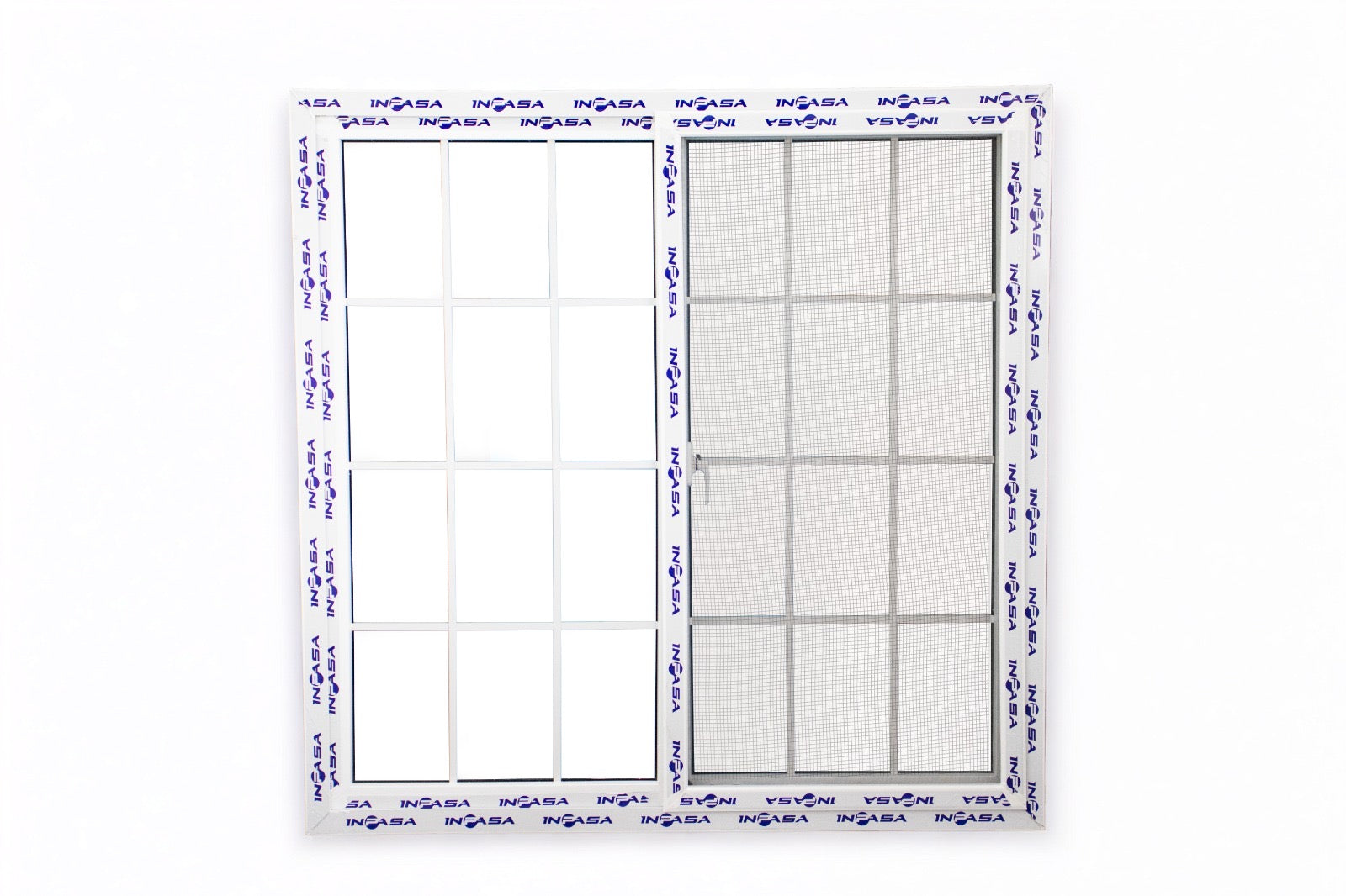 Ventana Francesa PVC 150cm x 150cm Inpasa