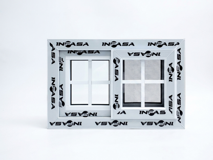 Ventana Francesa PVC 40cm x 60cm Inpasa