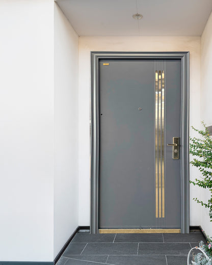 Puerta de Seguridad Multipuntos Gold Grey TS-S904R Derecha