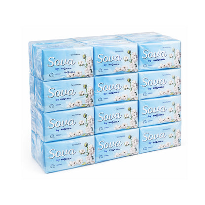 Servilleta Sova by Inpasa Ultra Suave 10 Bolsas x 12 unidades