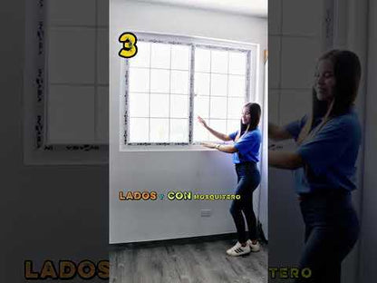 Ventana Francesa PVC 90cm x 120cm INPASA